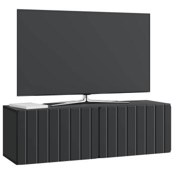 Wandmontierter TV-Schrank 98 x 31 x 30 cm Schwarz Holzwerkstoff