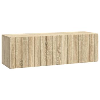 Wandmontierter TV-Schrank 98 x 31 x 30 cm Sonoma-Eiche