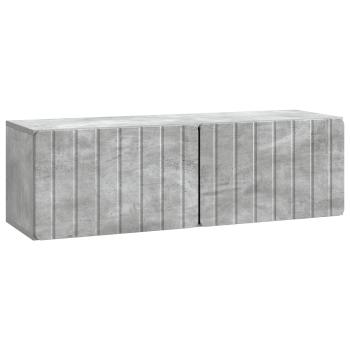 Wandmontierter TV-Schrank 98 x 31 x 30 cm Betongrau
