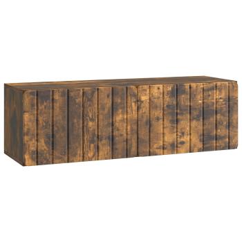 Wandmontierter TV-Schrank 98 x 31 x 30 cm Raucheiche