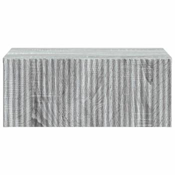 Wandmontierter Nachttisch Sonoma-Grau 49 x 34,5 x 20 cm