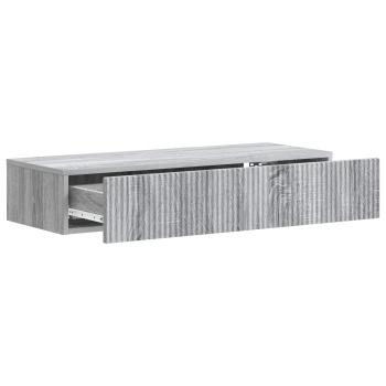 Wandmontierter Beistelltisch 87,5 x 34,5 x 17 cm Holzwerkstoff
