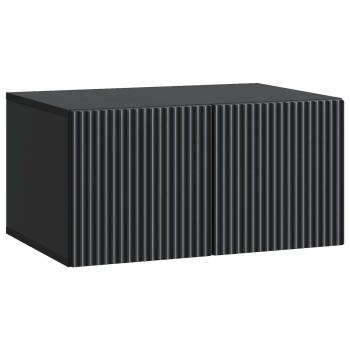 Wandmontierter TV-Schrank 59,5 x 41 x 30 cm Schwarz