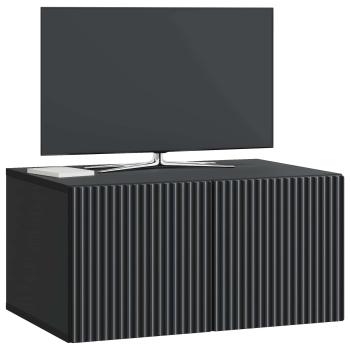 Wandmontierter TV-Schrank 59,5 x 41 x 30 cm Schwarz