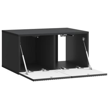 Wandmontierter TV-Schrank 59,5 x 41 x 30 cm Schwarz