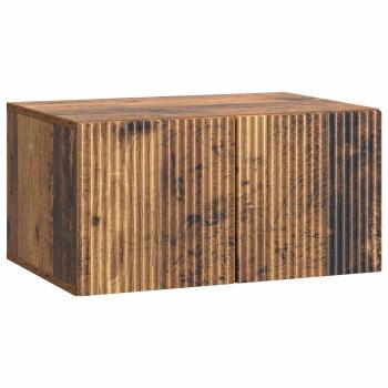 Wandmontierter TV-Schrank 59,5 x 41 x 30 cm Altholz