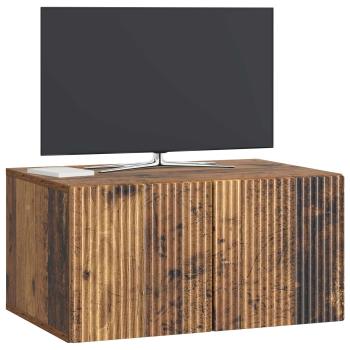 Wandmontierter TV-Schrank 59,5 x 41 x 30 cm Altholz