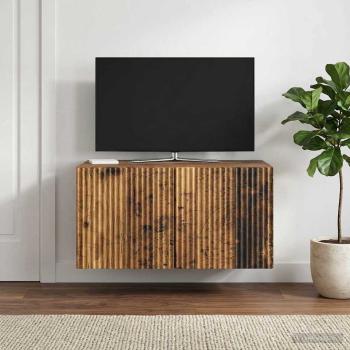 Wandmontierter TV-Schrank 59,5 x 41 x 30 cm Altholz
