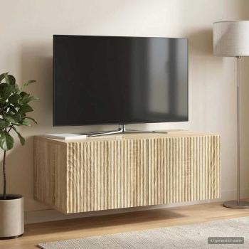 ARDEBO.de - Wandmontierter TV-Schrank 78,5 x 41 x 30 cm Sonoma-Eiche