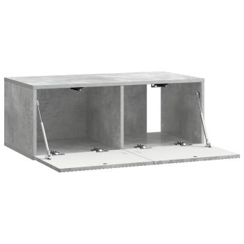 Wandmontierter TV-Schrank 78,5 x 41 x 30 cm Betongrau