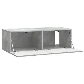 Wandmontierter TV-Schrank 98 x 41 x 30 cm Betongrau