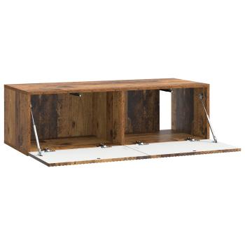 Wandmontierter TV-Schrank 98 x 41 x 30 cm Altholz Holzwerkstoff