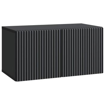 Wandmontierter TV-Schrank 59,5 x 31 x 30 cm Schwarz
