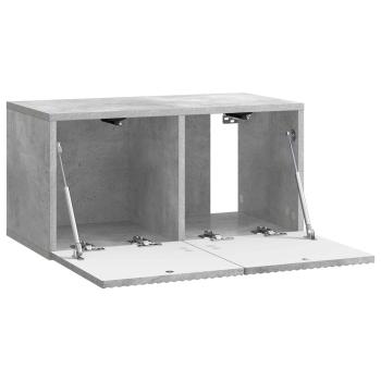 Wandmontierter TV-Schrank 59,5 x 31 x 30 cm Betongrau