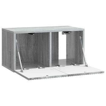Wandmontierter TV-Schrank 59,5 x 31 x 30 cm Sonoma-Grau