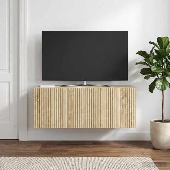 ARDEBO.de - Wandmontierter TV-Schrank 78,5 x 31 x 30 cm Sonoma-Eiche