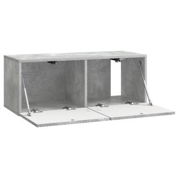 Wandmontierter TV-Schrank 78,5 x 31 x 30 cm Betongrau