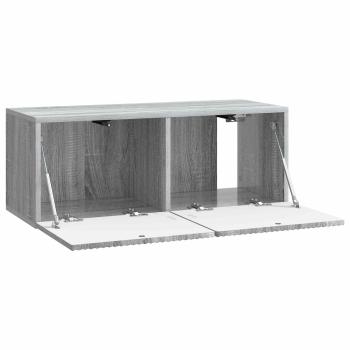 Wandmontierter TV-Schrank 78,5 x 31 x 30 cm Sonoma-Grau
