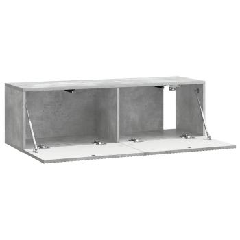 Wandmontierter TV-Schrank 98 x 31 x 30 cm Betongrau