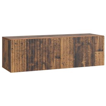 Wandmontierter TV-Schrank 98 x 31 x 30 cm Altholz Holzwerkstoff