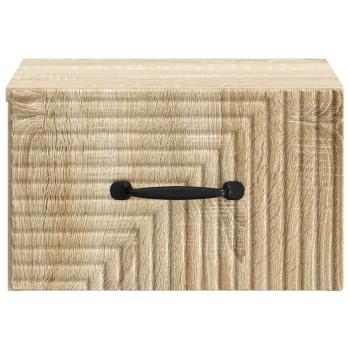 Wandmontierter Nachttisch Sonoma-Eiche 34,5 x 33 x 20 cm