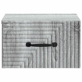 Wandmontierter Nachttisch Sonoma-Grau 34,5 x 33 x 20 cm