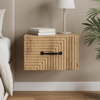 ARDEBO.de - Wandmontierter Nachttisch Artisan-Eiche 34,5 x 33 x 20 cm