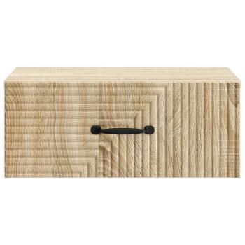 Wandmontierter Nachttisch Sonoma-Eiche 49 x 34,5 x 20 cm