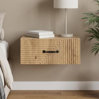 ARDEBO.de - Wandmontierter Nachttisch Artisan-Eiche 49 x 34,5 x 20 cm