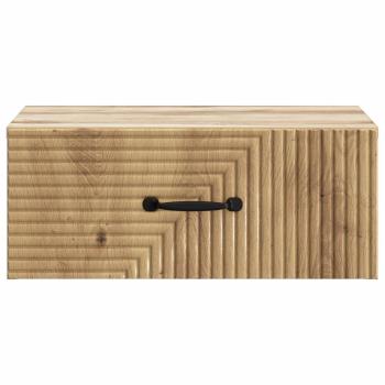 Wandmontierter Nachttisch Artisan-Eiche 49 x 34,5 x 20 cm