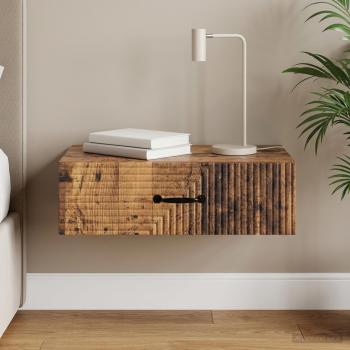 ARDEBO.de - Wandmontierter Beistelltisch 59 x 34,5 x 17 cm Holzwerkstoff