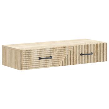 Wandmontierter Beistelltisch 87,5 x 34,5 x 17 cm Holzwerkstoff