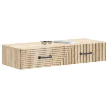 Wandmontierter Beistelltisch 87,5 x 34,5 x 17 cm Holzwerkstoff