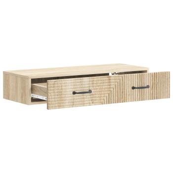 Wandmontierter Beistelltisch 87,5 x 34,5 x 17 cm Holzwerkstoff