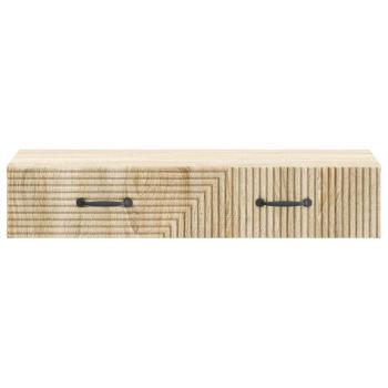 Wandmontierter Beistelltisch 87,5 x 34,5 x 17 cm Holzwerkstoff