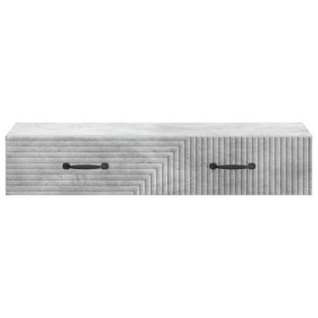 Wandmontierter Beistelltisch 87,5 x 34,5 x 17 cm Holzwerkstoff