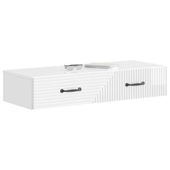 Wandmontierter Beistelltisch 87,5 x 34,5 x 17 cm Holzwerkstoff