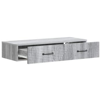 Wandmontierter Beistelltisch 87,5 x 34,5 x 17 cm Holzwerkstoff