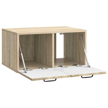 Wandmontierter TV-Schrank Sonoma-Eiche 59,5 x 41 x 30 cm