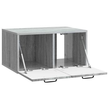 Wandmontierter TV-Schrank Graues Sonoma 59,5 x 41 x 30 cm