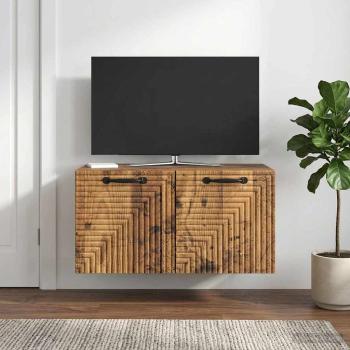 Wandmontierter TV-Schrank Altholz 59,5 x 41 x 30 cm
