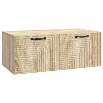 Wandmontierter TV-Schrank Sonoma-Eiche 78,5 x 41 x 30 cm