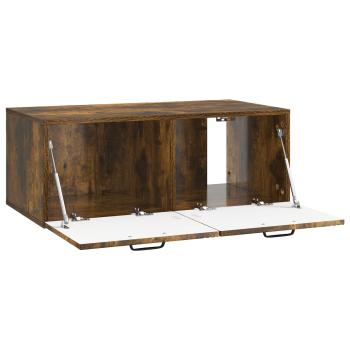 Wandmontierter TV-Schrank Geräucherte Eiche 78,5 x 41 x 30 cm