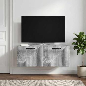 ARDEBO.de - Wandmontierter TV-Schrank Graues Sonoma 78,5 x 41 x 30 cm