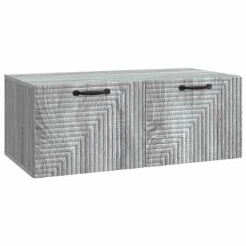 Wandmontierter TV-Schrank Graues Sonoma 78,5 x 41 x 30 cm