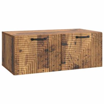 Wandmontierter TV-Schrank Altholz 78,5 x 41 x 30 cm