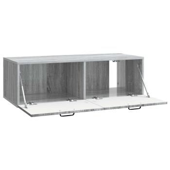 Wandmontierter TV-Schrank 98 x 41 x 30 cm Graues Sonoma