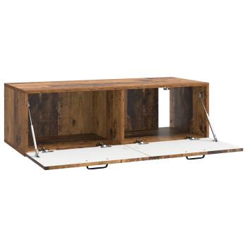 Wandmontierter TV-Schrank Altholz 98 x 41 x 30 cm Holzwerkstoff