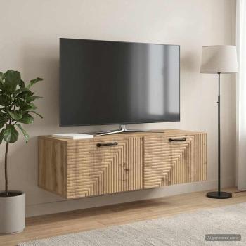 Wandmontierter TV-Schrank 98 x 41 x 30 cm Artisan-Eiche