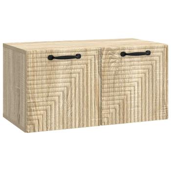 Wandmontierter TV-Schrank Sonoma-Eiche 59,5 x 31 x 30 cm